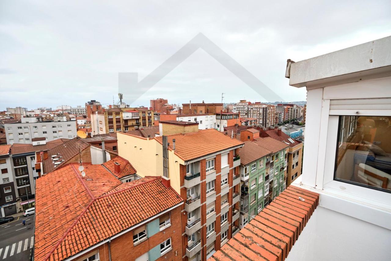 Espectacular Atico A Un Paso Del Centro De Gijon Bed and Breakfast Buitenkant foto