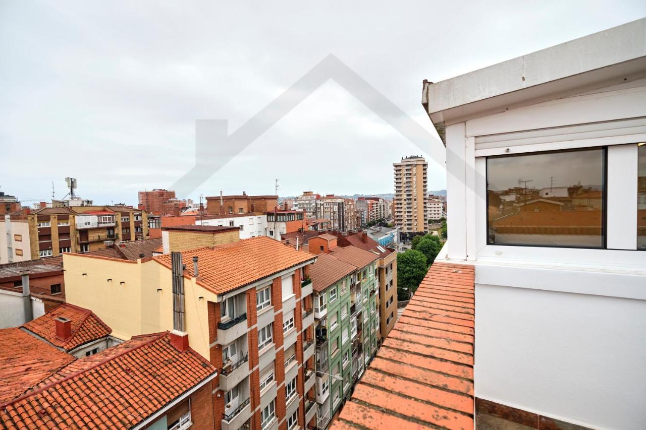 Espectacular Atico A Un Paso Del Centro De Gijon Bed and Breakfast Buitenkant foto